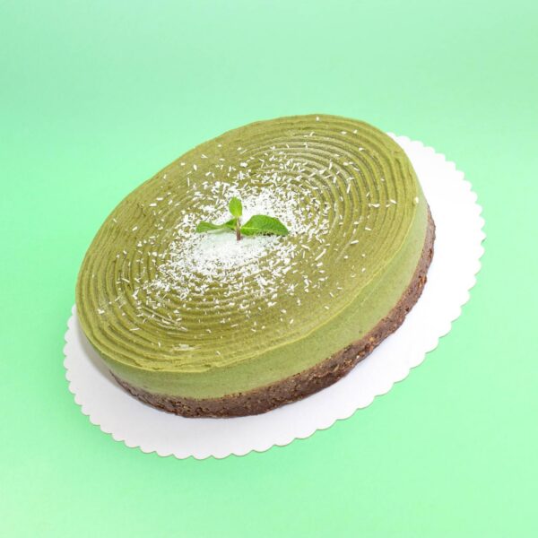 Čokoládovo mätová torta raw vegán